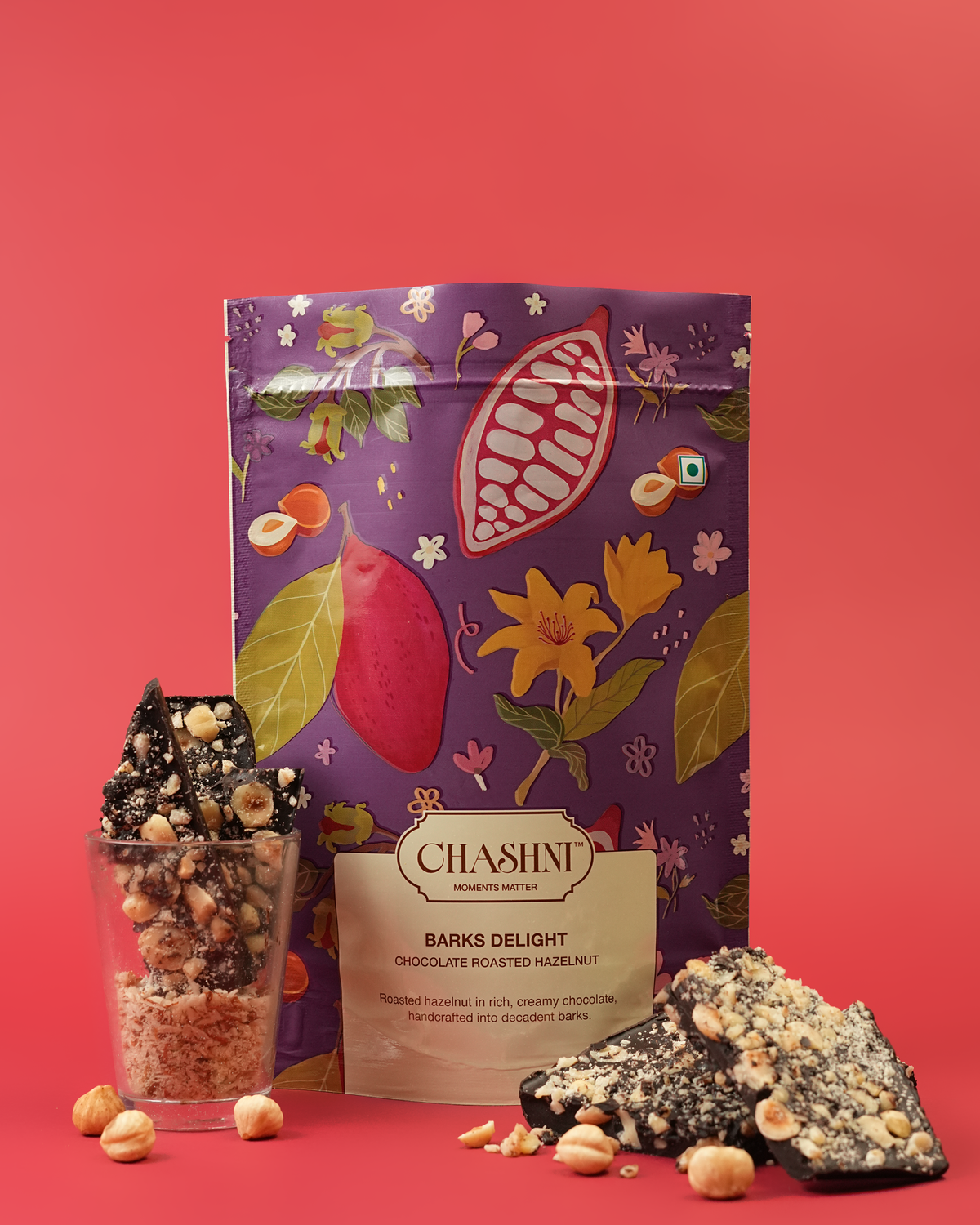 Barks Delight – Chocolate Roasted Hazelnut