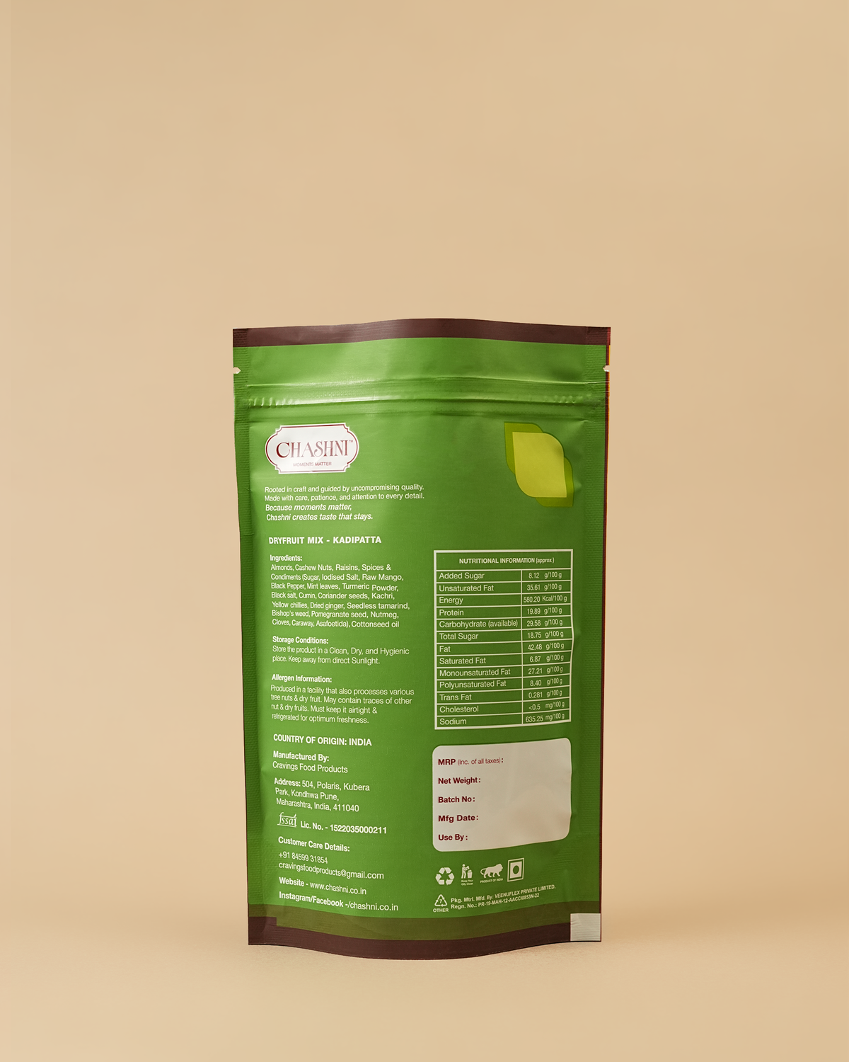 Kadipatta Dryfruit Mix