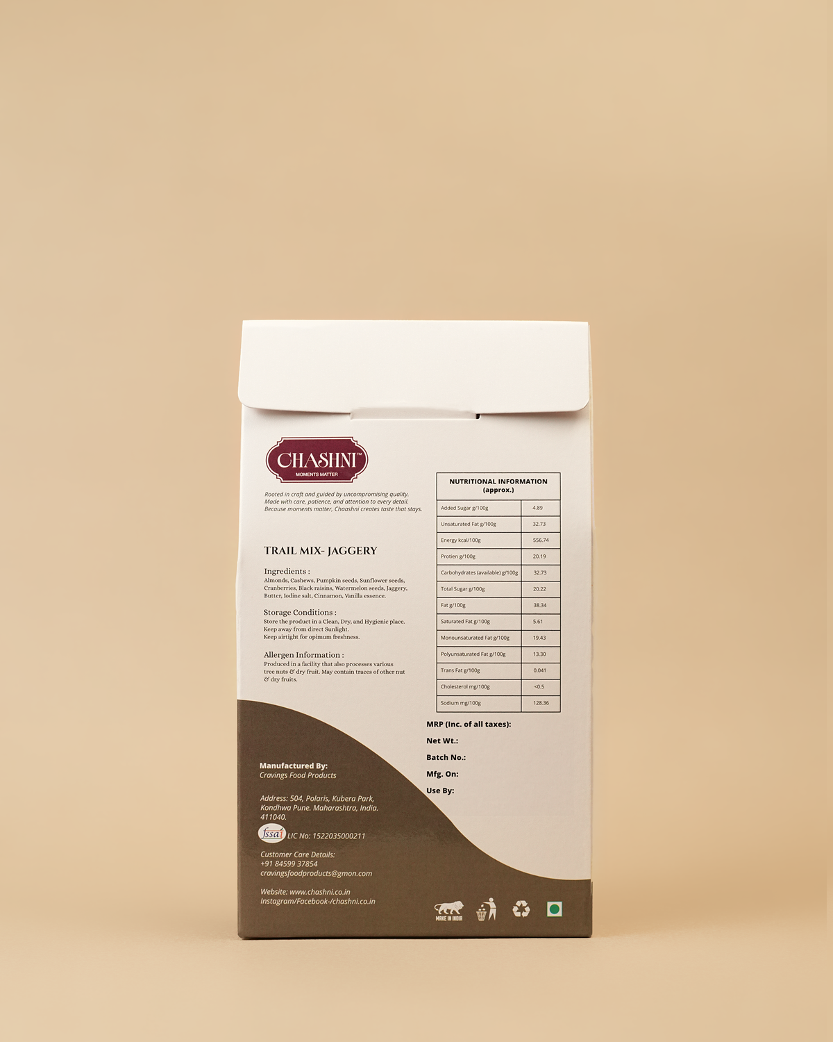 Granola – TRAIL MIX- JAGGERY